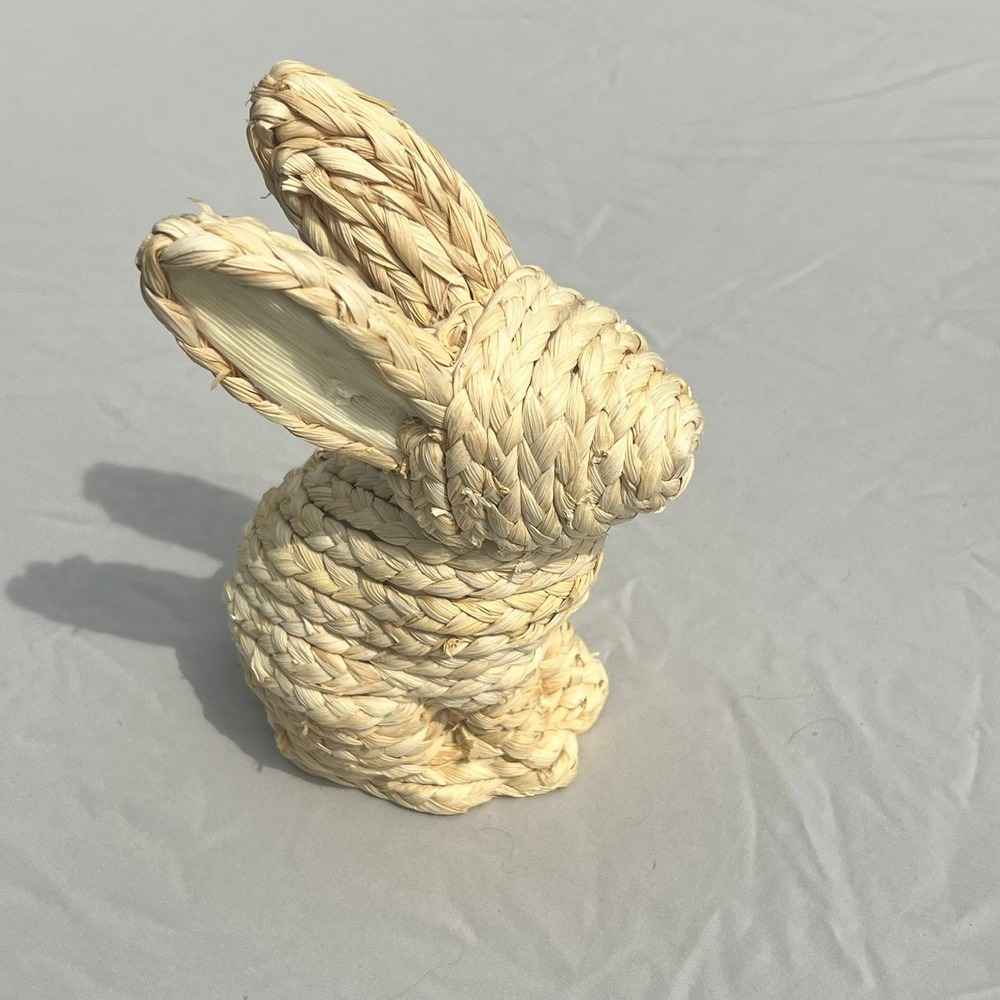 Target Threshold Woven Rattan Easter Bunny Figurines - Set of 2 (2023 Spring) - Picture 2 of 9